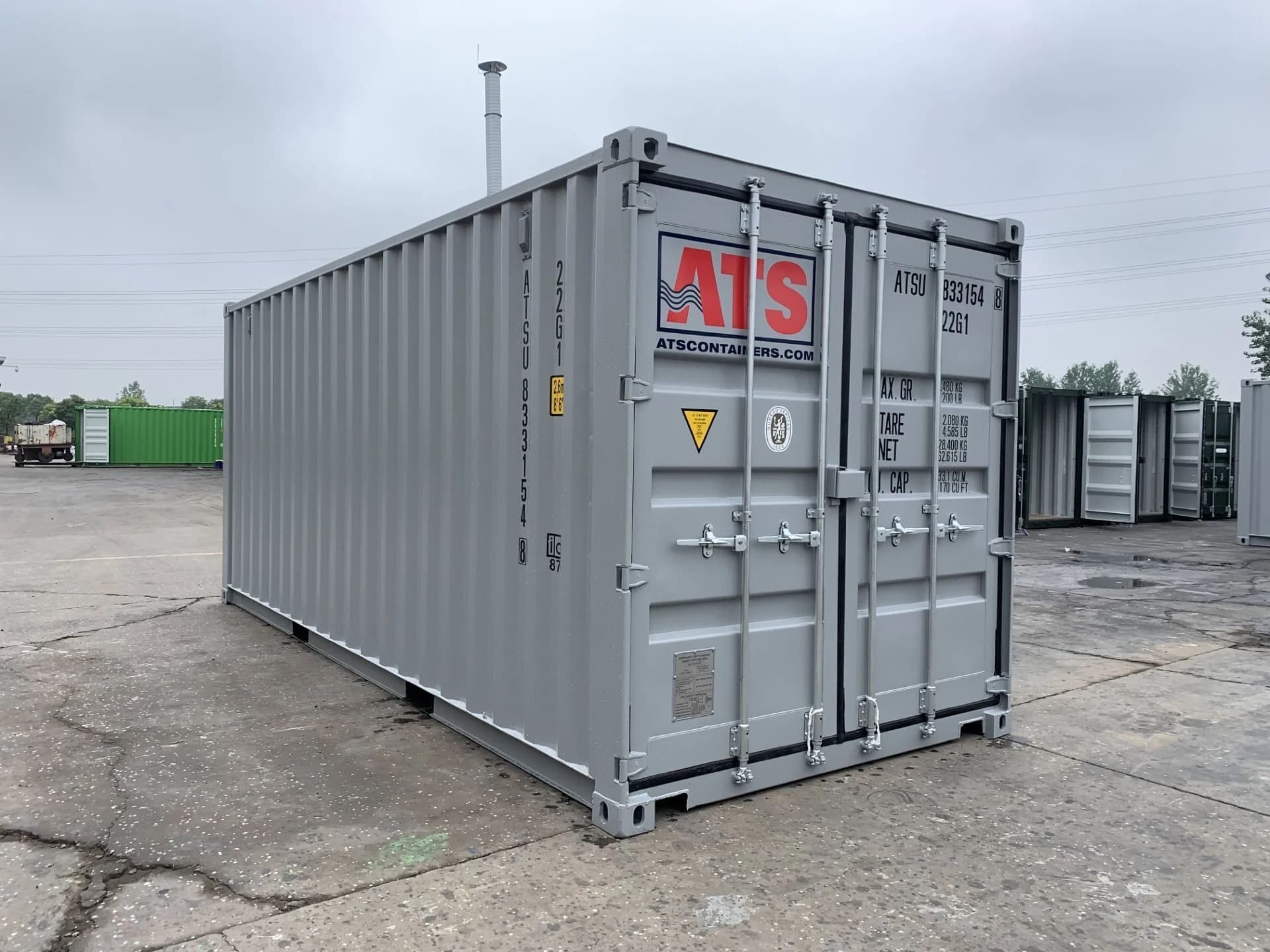Secure 20ft One-Trip Container